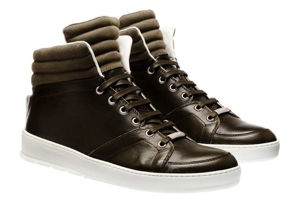 Dior Homme Leather High-Tops Sneakers 