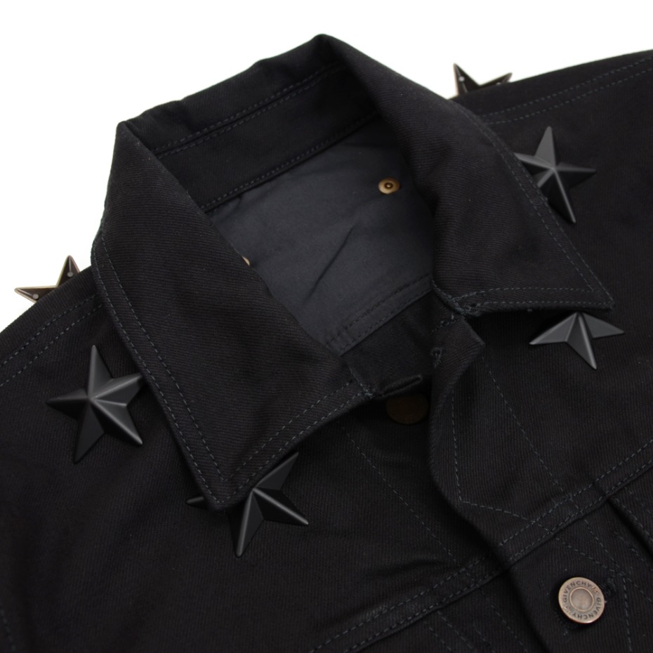 Givenchy Star Black Denim Jacket | The 